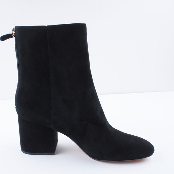 New JCREW Black Sadie ankle boots in suede - Picture 4 of 7
